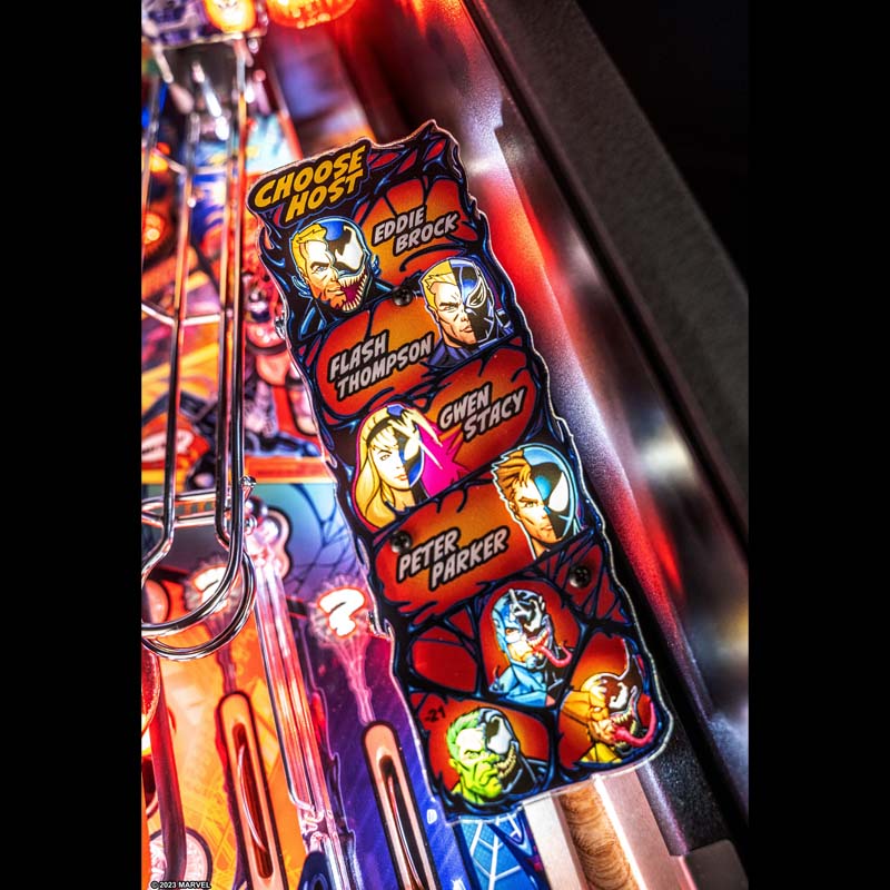 Stern Venom Premium Pinball Machine Comic Characters