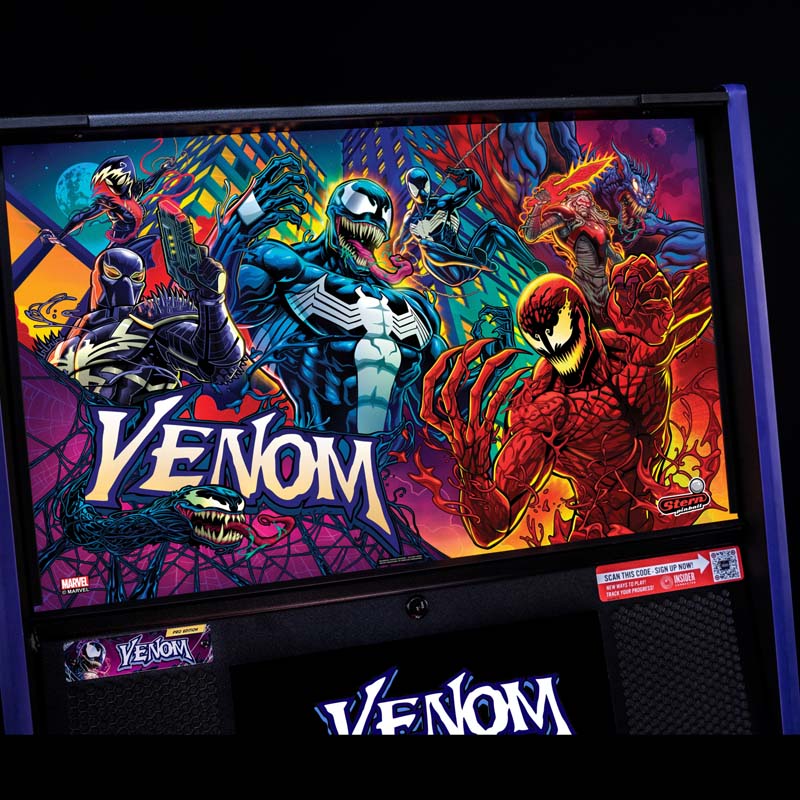 Stern Venom Pro Pinball Machine Panel Art