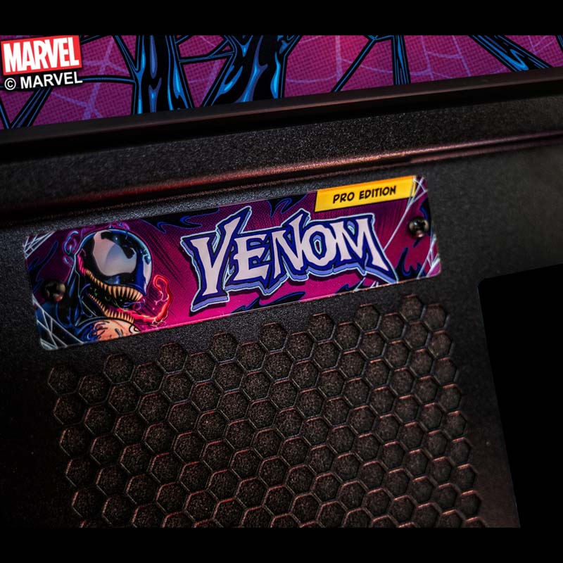 Stern Venom Pro Pinball Machine Panel Design