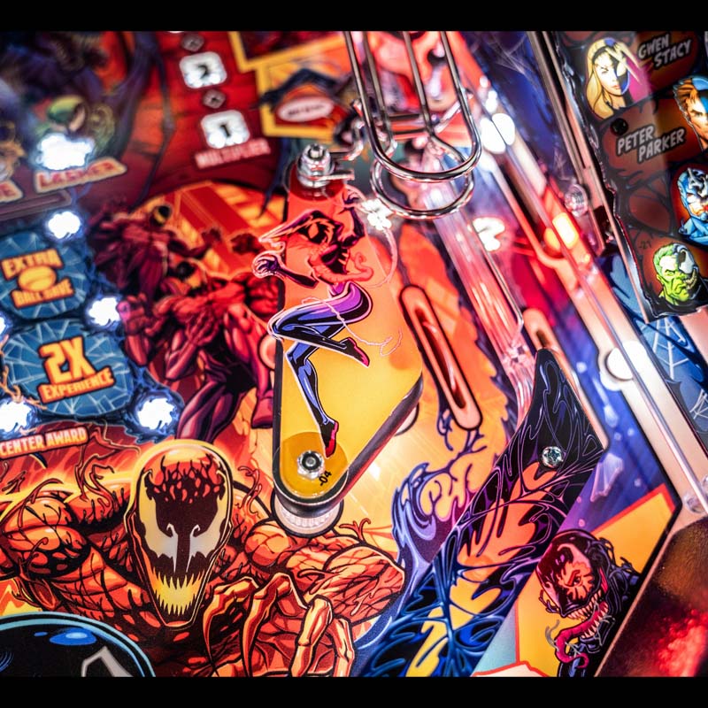 Stern Venom Pro Pinball Machine Right Corner