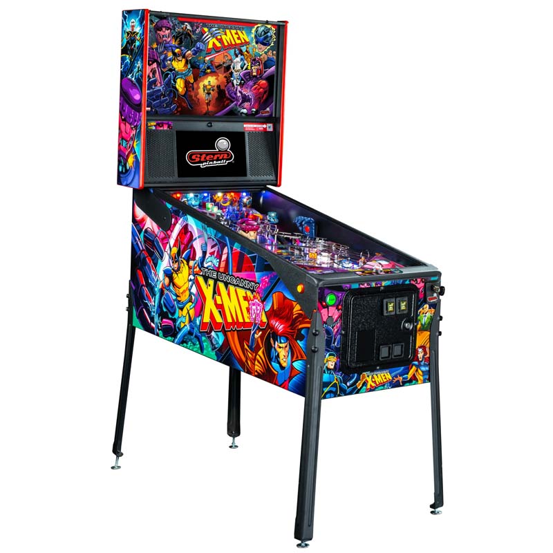 Stern X-Men The Uncanny Premium Pinball Machine Left Side View