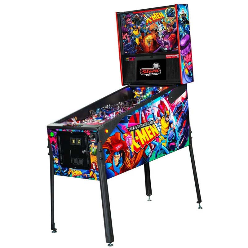 Stern X-Men The Uncanny Premium Pinball Machine Right Side View