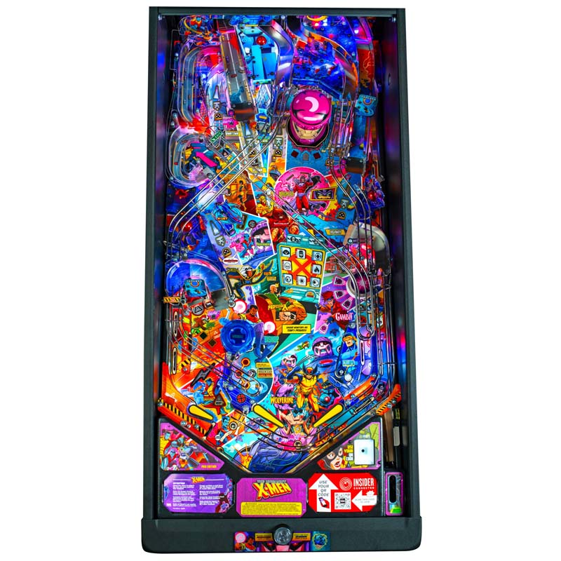 Stern X-Men The Uncanny Pro Pinball Machine Top View