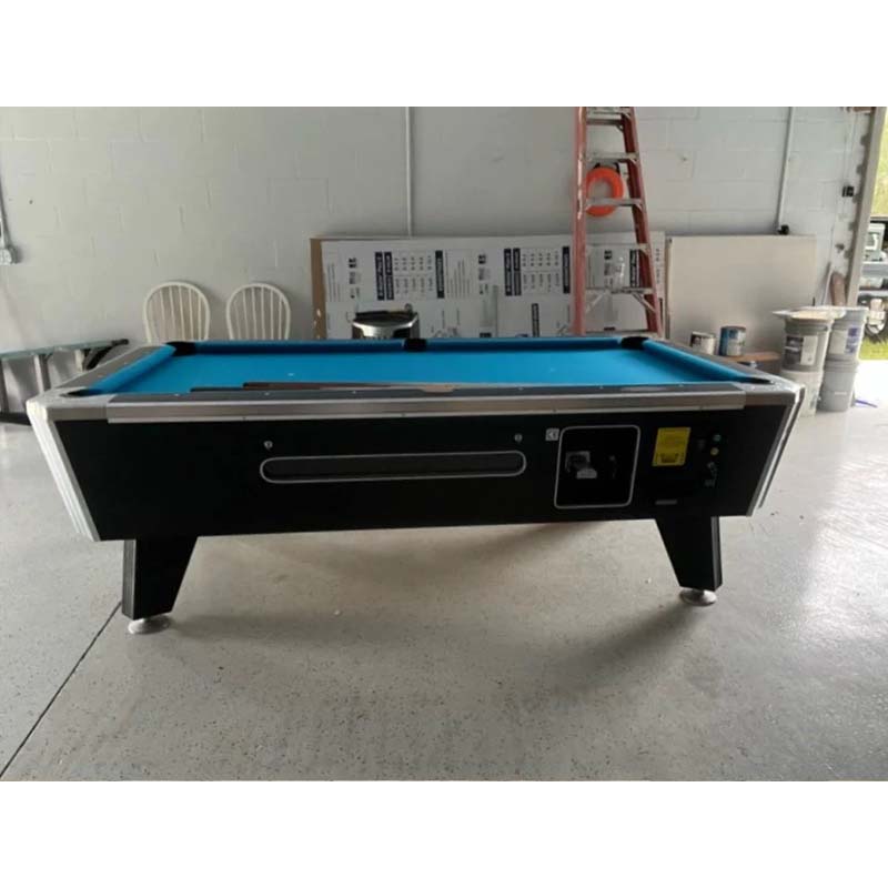 Valley Dynamo ZD11 Black Cat Pool Table In Garage Image