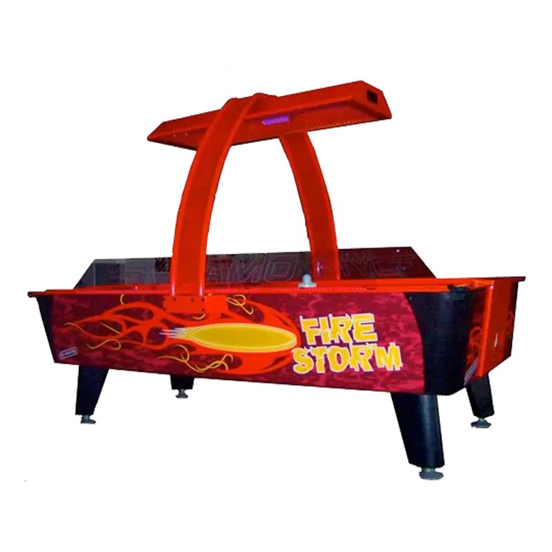 Valley Dynamo Fire Storm Air Hockey Side View Image