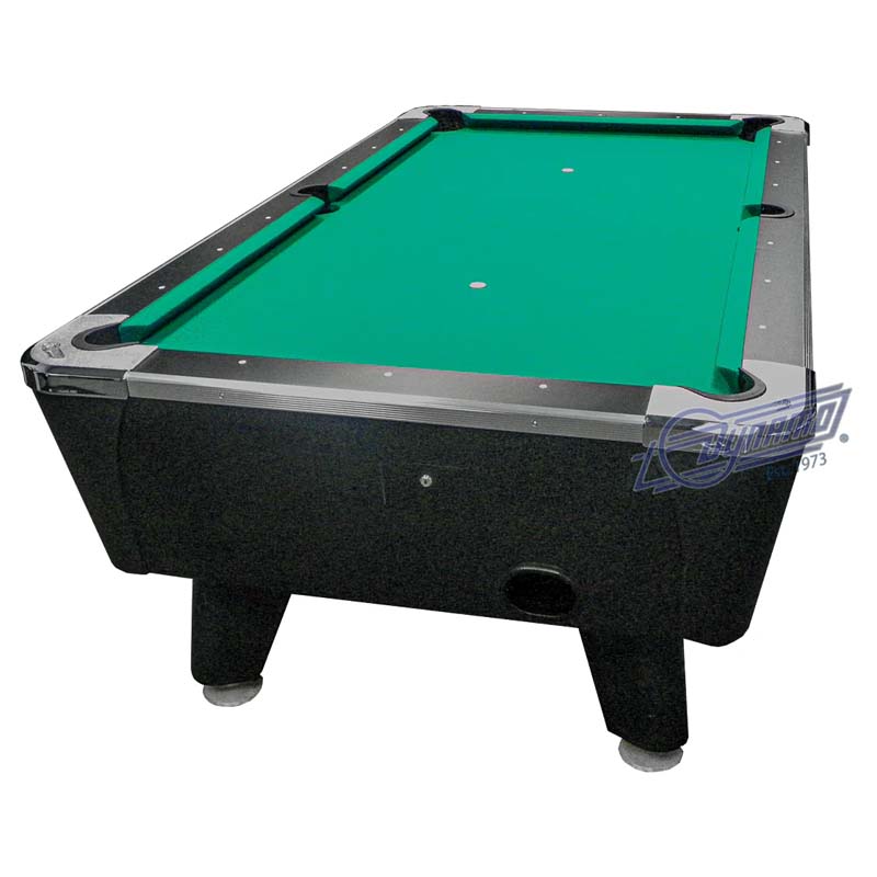 Valley Dynamo Sedona Black Pool Table Side View Image